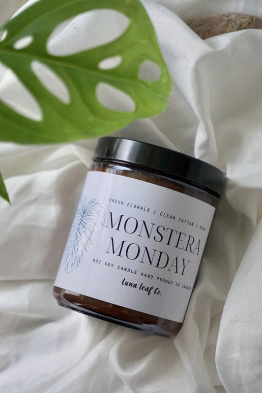Monstera Monday Soy Candle