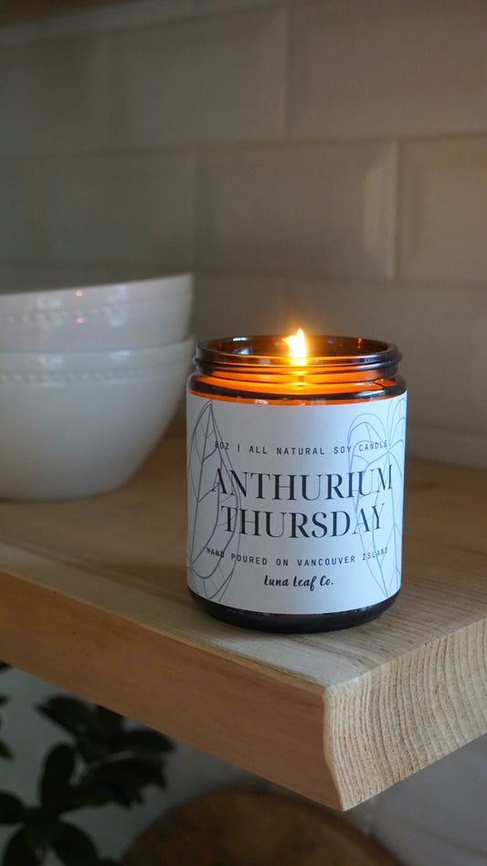 Anthurium Thursday Soy Candle